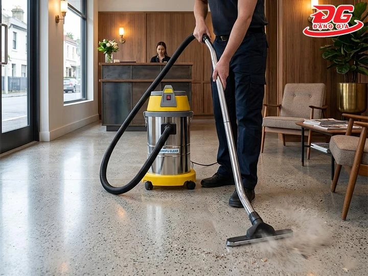 ứng dụng của Máy hút bụi Kungfu Clean KF 35A tại khách sạn