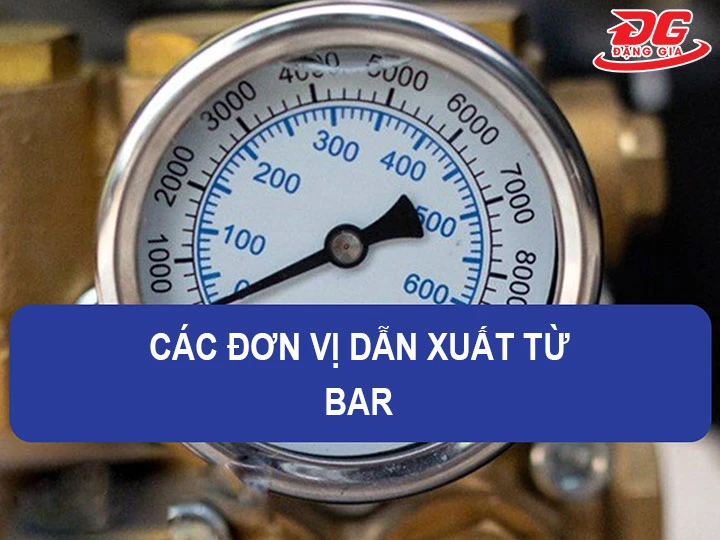 các đơn vị dẫn suất từ Bar