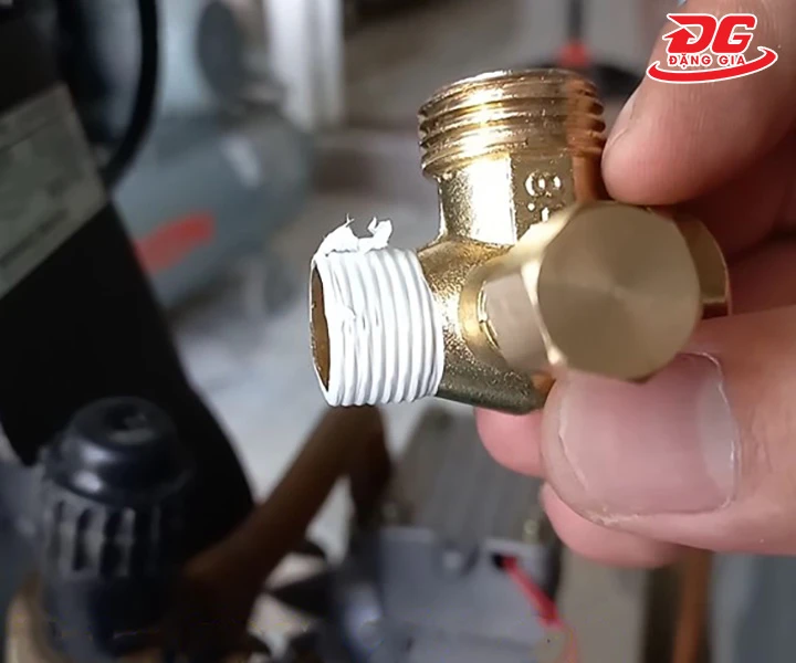 xác định hướng lắp van 1 chiều máy nén khí 