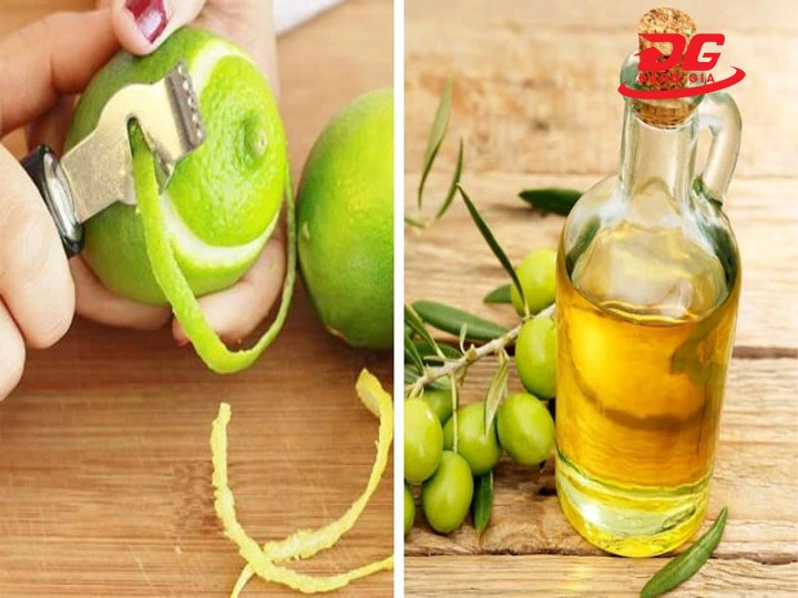 Hỗn hợp Dầu Oliu và Chanh