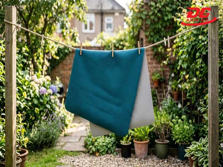 phơi thảm đúng cách