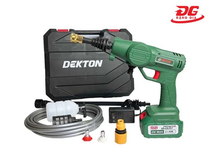 Máy rửa xe pin Dekton