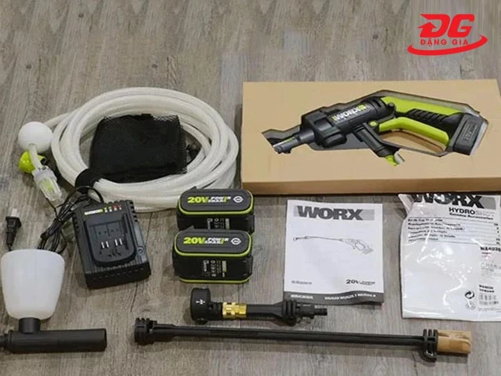 Máy rửa xe pin Worx