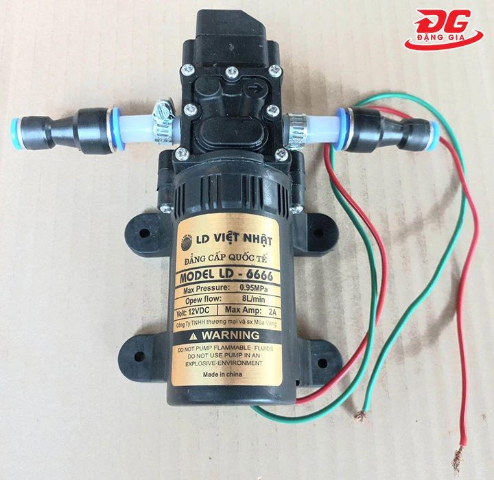 Máy bơm tăng áp mini 12V tự ngắt