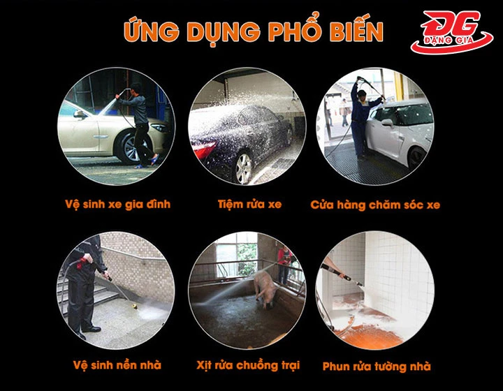  Ứng dụng của máy bơm 12V vệ sinh và xịt rửa