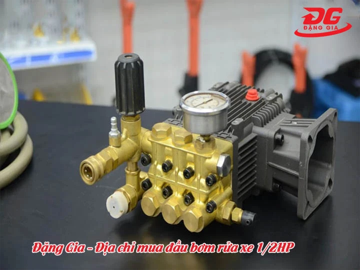 đầu bơm rửa xe 1/2HP chính hãng