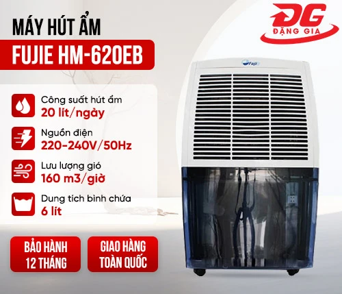 Máy hút ẩm Fujie HM-620EB 2