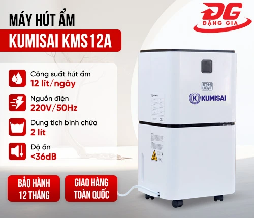 Máy hút ẩm Kumisai KMS 12A 2