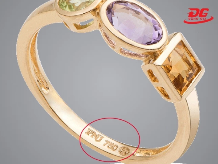 Phân biệt vàng và đồng thông qua ký hiệu trên vàng thật của PNJ