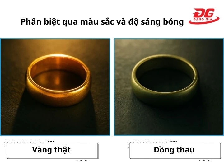 Phân biệt vàng qua màu sắc