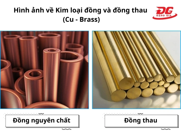 Phân biệt đồng nguyên chất và đồng thau