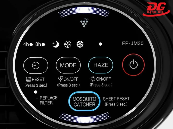 máy lọc không khí và bắt muỗi Sharp FP-JM30V-B đa năng