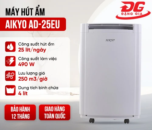 Máy hút ẩm phổ thông Aikyo AD-25EU 2