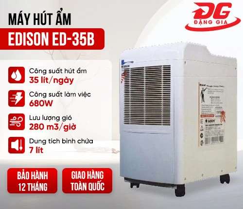 Máy hút ẩm Edison ED-35B 2