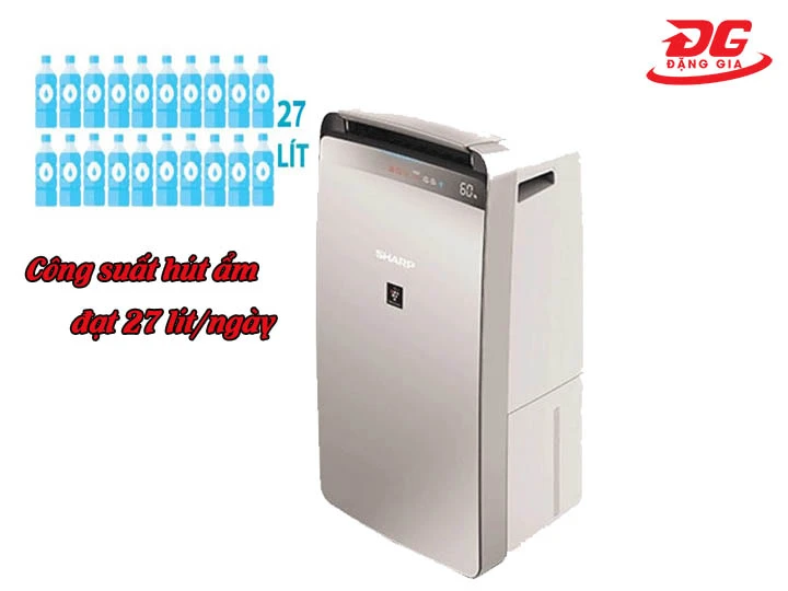 Công suất hút ẩm 27 lít/ngày
