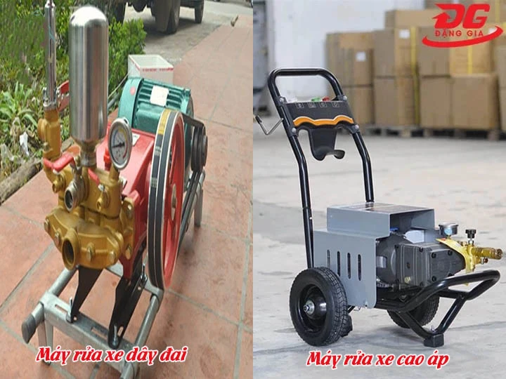 máy rửa xe cao áp, dây đai Hải Phòng