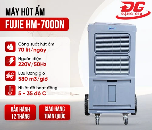 Máy hút ẩm công nghiệp Fujie HM-700DN 2
