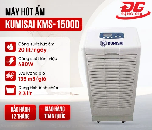 Máy hút ẩm công nghiệp Kumisai KMS-1500D 2