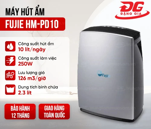 Máy hút ẩm dân dụng Fujie HM-PD10 2