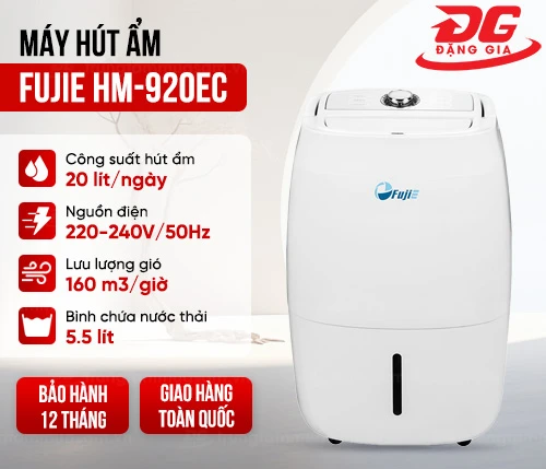 Máy hút ẩm dân dụng Fujie HM-920EC 2