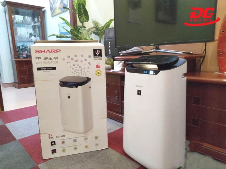 Máy lọc không khí Sharp FP-J60E-W phù hợp cho gia đình