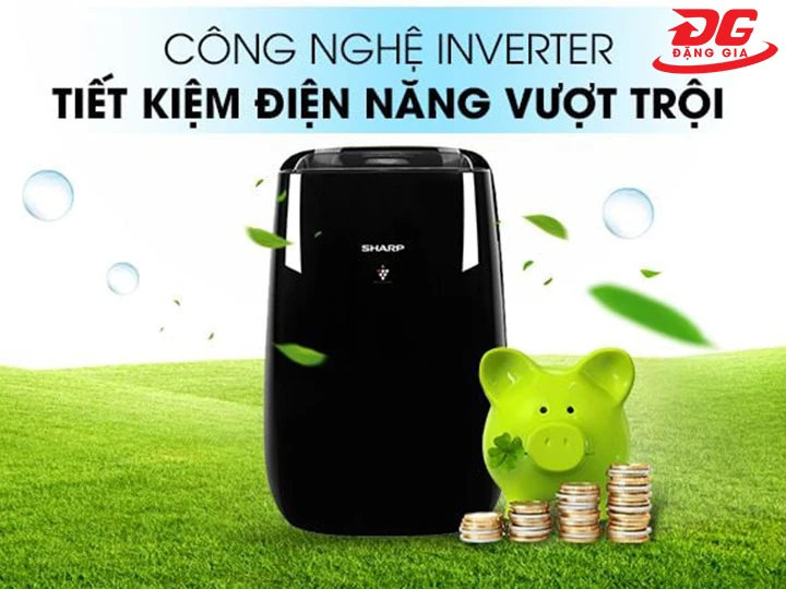máy lọc không khí và bắt muỗi Sharp FP-JM40V-B tiết kiệm điện