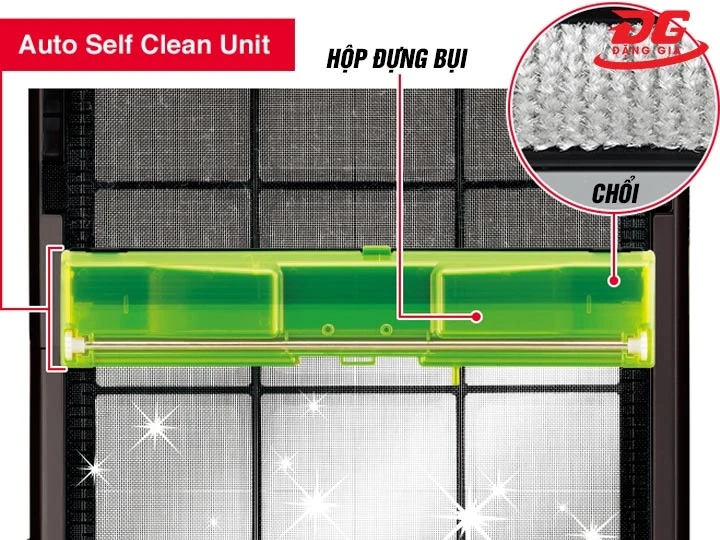 Bộ phận tự làm sạch màng lọc máy lọc không khí Hitachi EP-L110E
