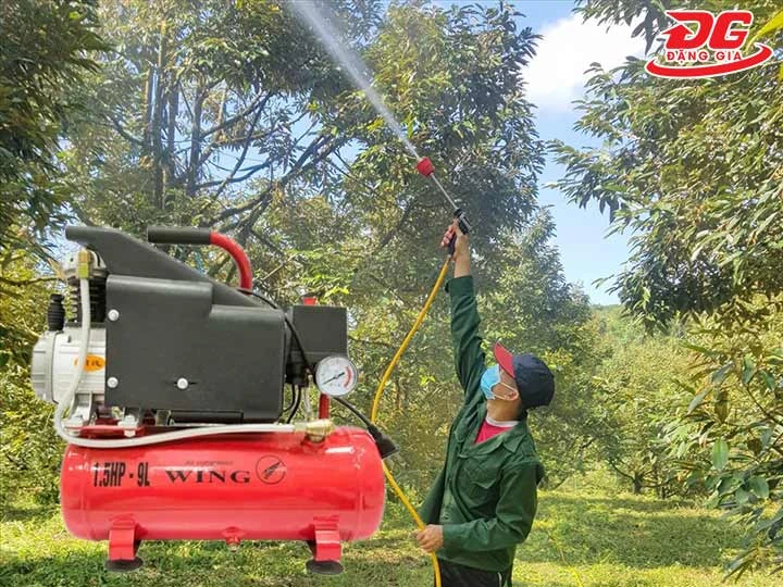 ứng dụng của Wing TM-0.1/8-9L phun thuốc