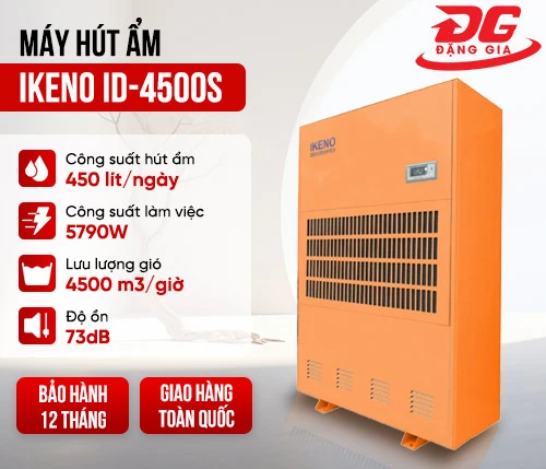 Máy hút ẩm công nghiệp IKENO ID-4500S 2