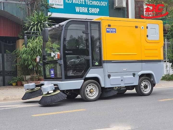Cấu Tạo Xe Quét Đường Và Nguyên Lý Hoạt Động Chi Tiết