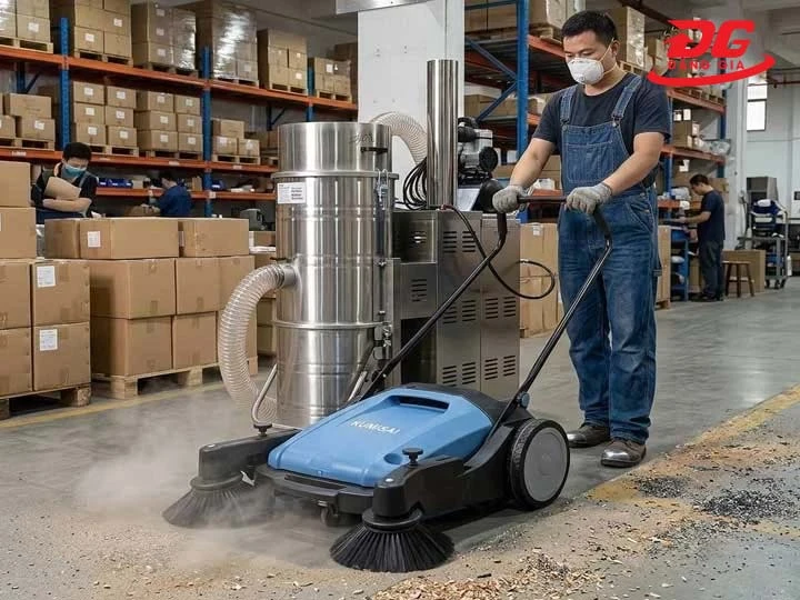 Xe quét rác đẩy tay
