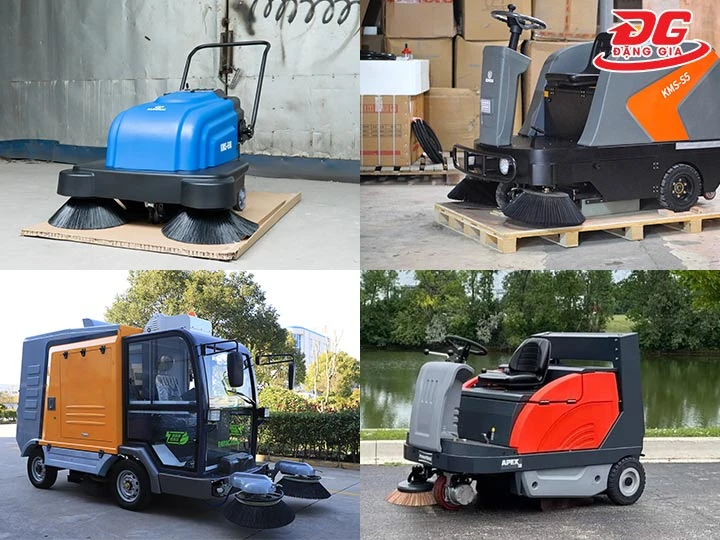 các mẫu xe quét đường đi thuê