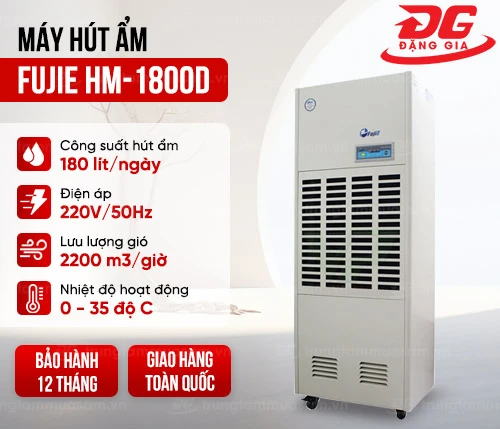 Máy hút ẩm công nghiệp FujiE HM-1800D 2