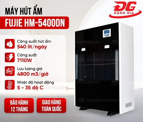 Máy hút ẩm công nghiệp Fujie HM-5400DN 2
