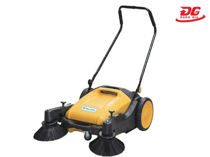 Xe quét rác đẩy tay Palada PD-80/2 vận hành không phụ thuộc nguồn điện rất tiện lợi