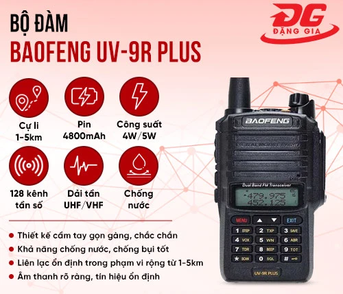 Bộ đàm Baofeng UV-9R Plus 2