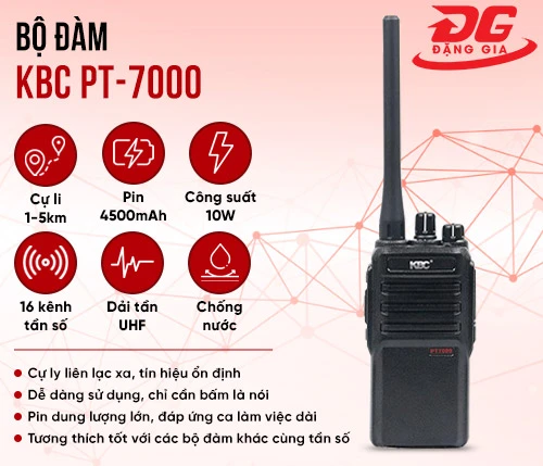 Bộ đàm KBC PT-7000 2