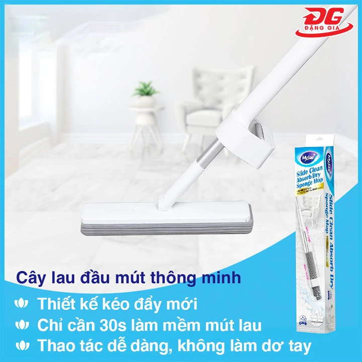 Cây lau nhà mút nước PVA MyJae
