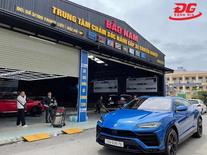 tiệm rửa xe tại Hải Phòng Bảo Nam