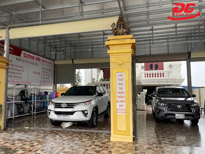 tiệm rửa xe tại Hải Phòng Dương Vân