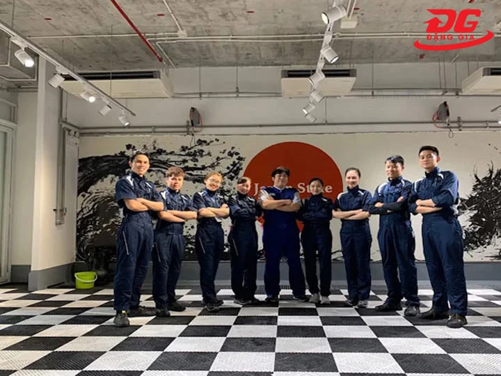 tiệm rửa xe tại Hải Phòng Enefle Car