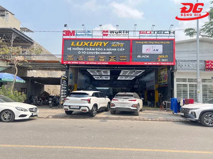 tiệm rửa xe tại Hải Phòng luxury car
