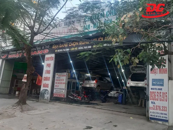 tiệm rửa xe tại Hải Phòng Nhật Quang