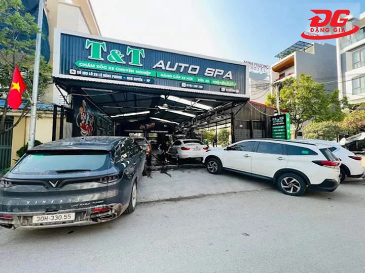 tiệm rửa xe tại Hải Phòng T&T car