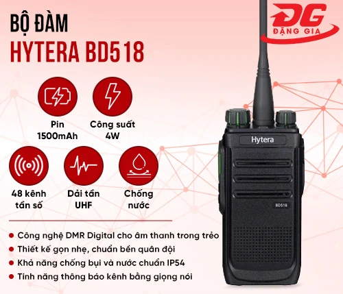Bộ đàm Hytera BD518 2