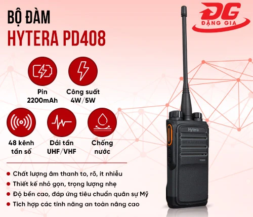 Máy bộ đàm Hytera PD408 2