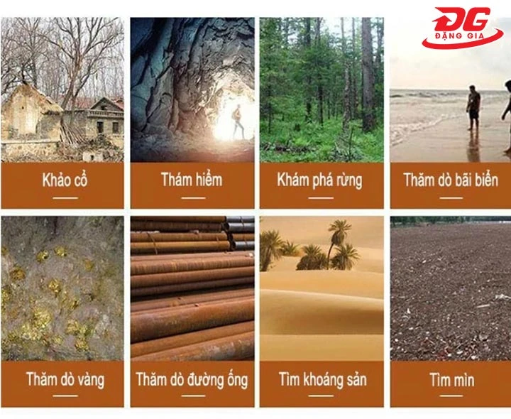Ứng dụng của máy dò vàng Mỹ