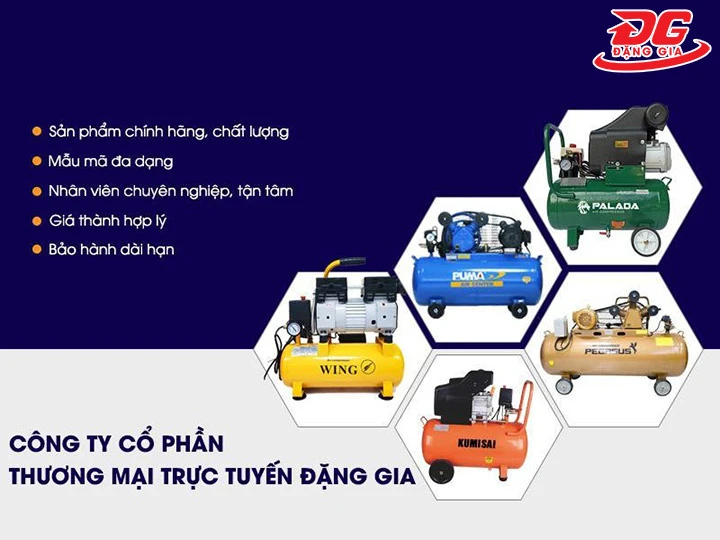 đặng gia bán máy nén khí phun sơn uy tín