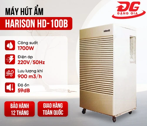 Máy hút ẩm Harison HD-100B 2