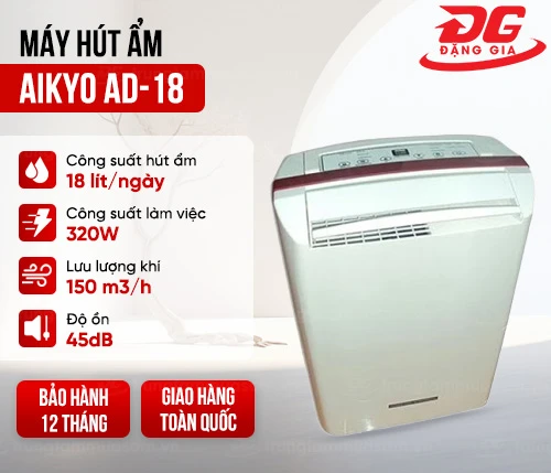 Máy hút ẩm công nghiệp Aikyo AD-18 2